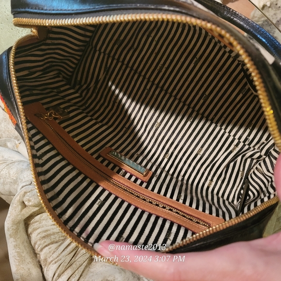 L.A.M.B. by Gwen Stefani Marigold Satchel Leather Luxury Designer Handbag #743 - Picture 11 of 13